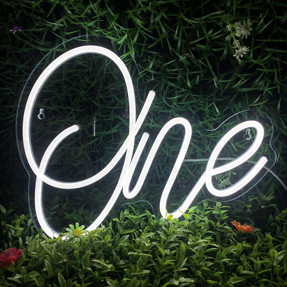 Power Tools Logo - Number One Letter Neon Sign Led