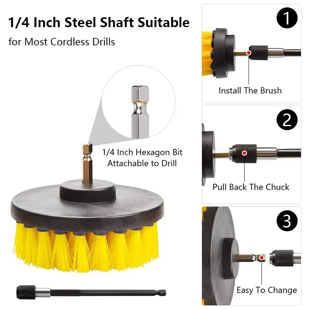Drill Brush Attachment Set Pow - Power Tools For Windows のレビューと価格