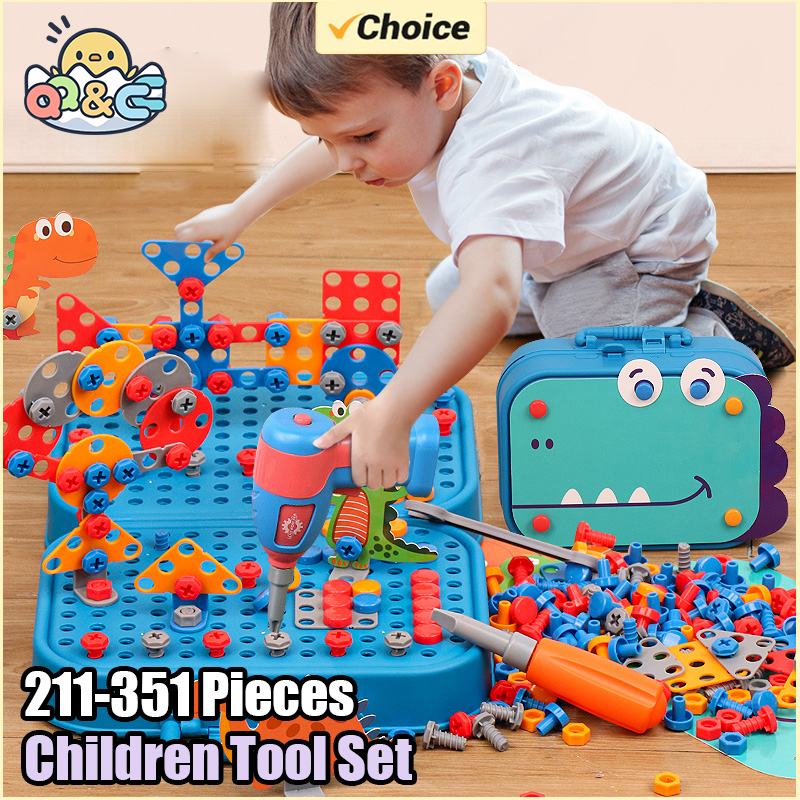 211-351Pieces Children Tool Se - Power Tools Kids のレビューと価格
