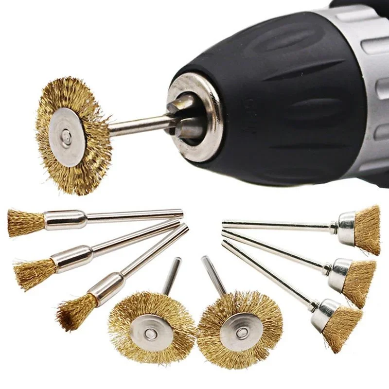 9 Pcs 3mm Copper Wire Brushes  - Power Tools Accessories のレビューと価格