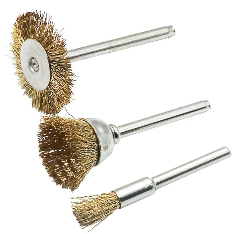 9 Pcs 3mm Copper Wire Brushes  - Power Tools Accessories のレビューと価格
