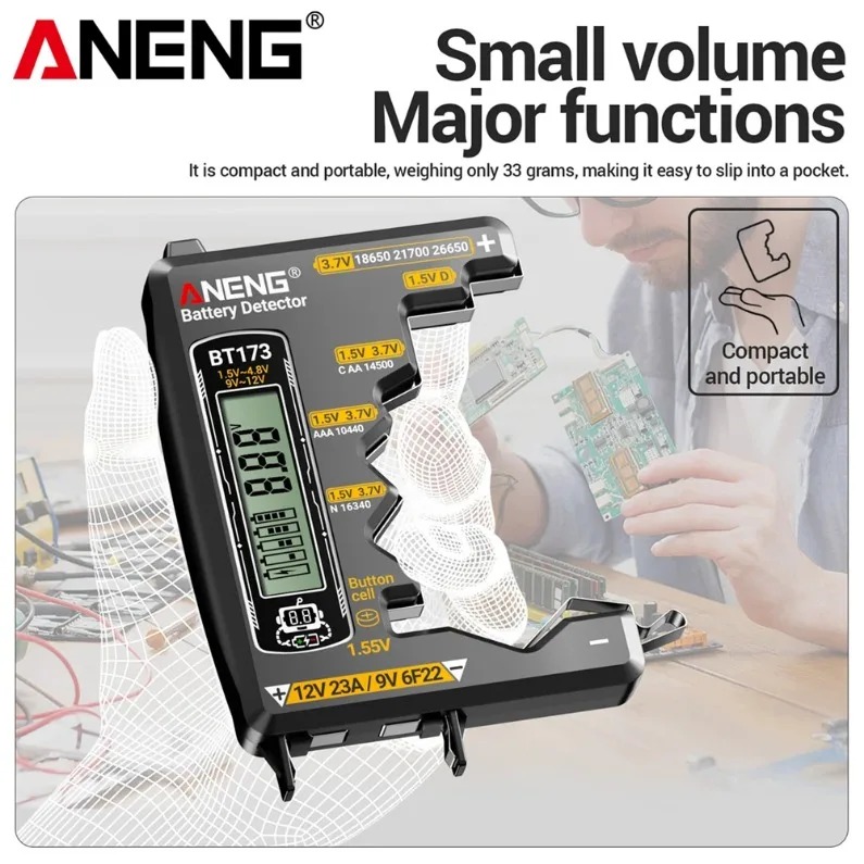 ANENG BT-173 18650 Power Analy - Health Power Tools のレビューと価格