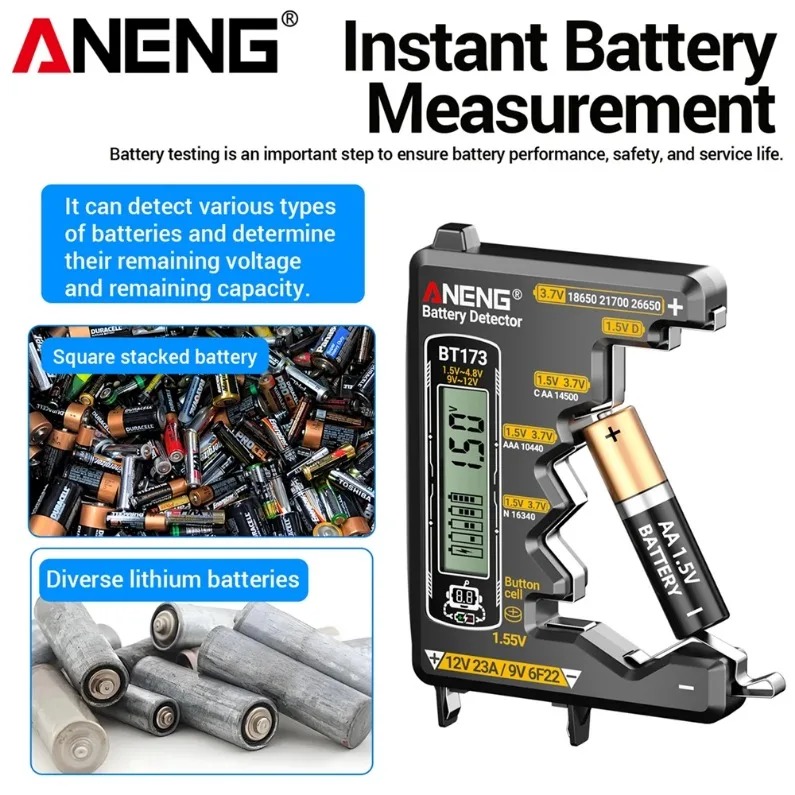 ANENG BT-173 18650 Power Analy - Health Power Tools のレビューと価格