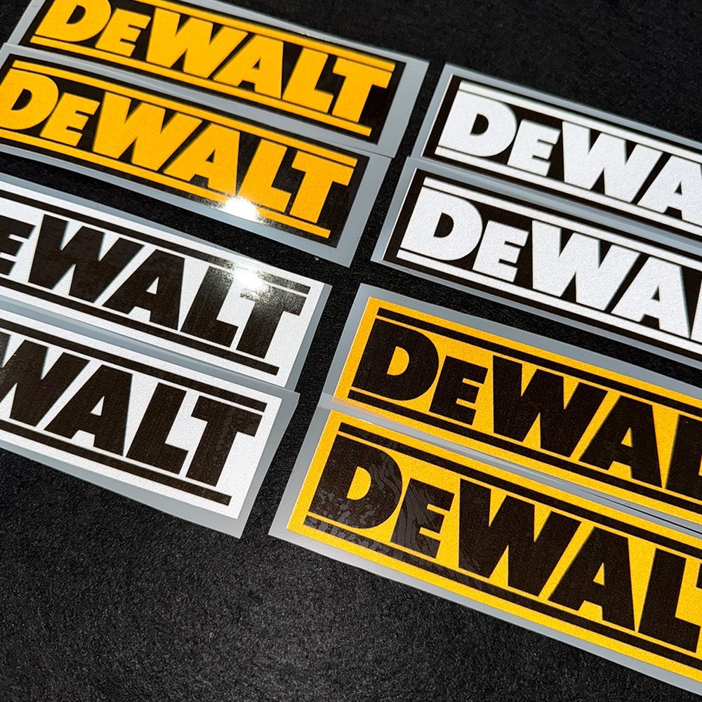 Reflective DEWALT Logo Sticker - Power Tools Logo のレビューと価格