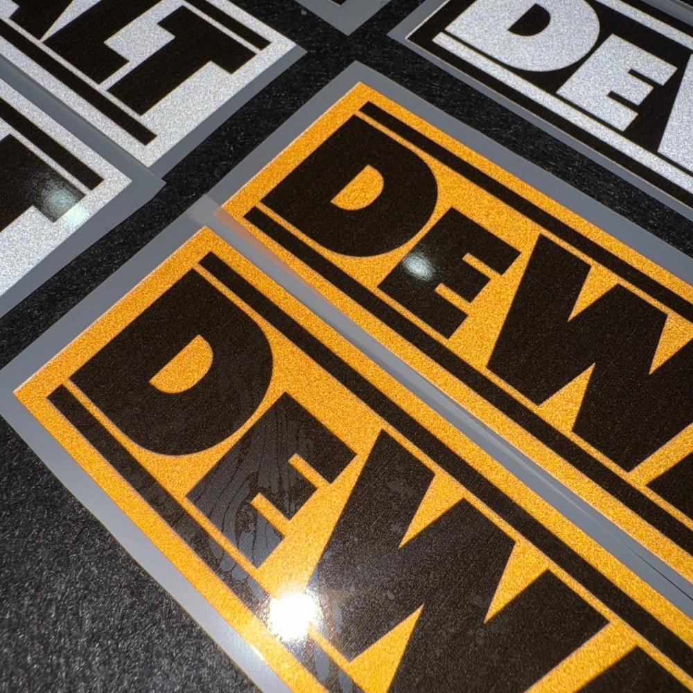 Reflective DEWALT Logo Sticker - Power Tools Logo のレビューと価格