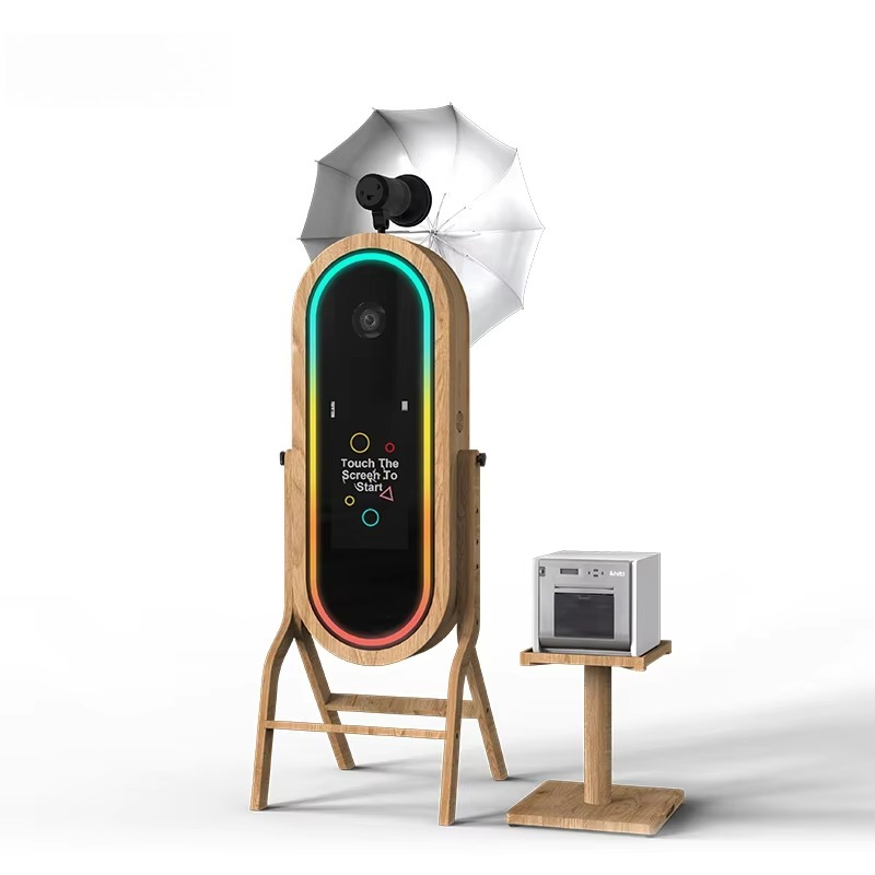 Touch Screen Wooden Magic Mirr - Power Tools Exhibition のレビューと価格