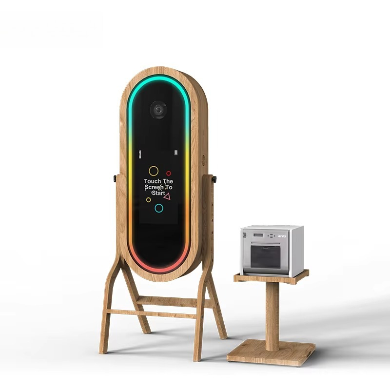 Touch Screen Wooden Magic Mirr - Power Tools Exhibition のレビューと価格