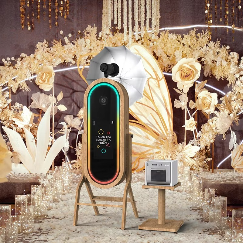 Touch Screen Wooden Magic Mirr - Power Tools Exhibition のレビューと価格