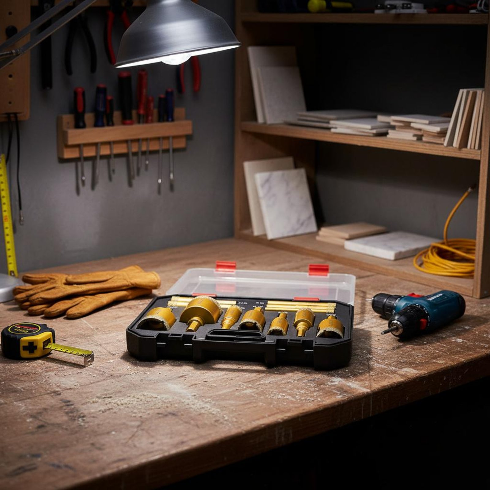 12 Pieces Brazed Crystal Drill - Power Tools Set のレビューと価格