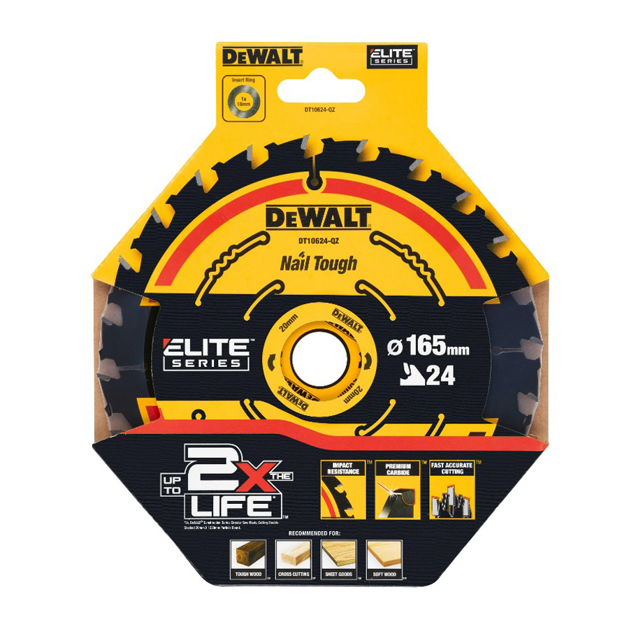 DEWALT DT10624-QZ 1/3pcs 24T C - Power Tools Accessories のレビューと価格