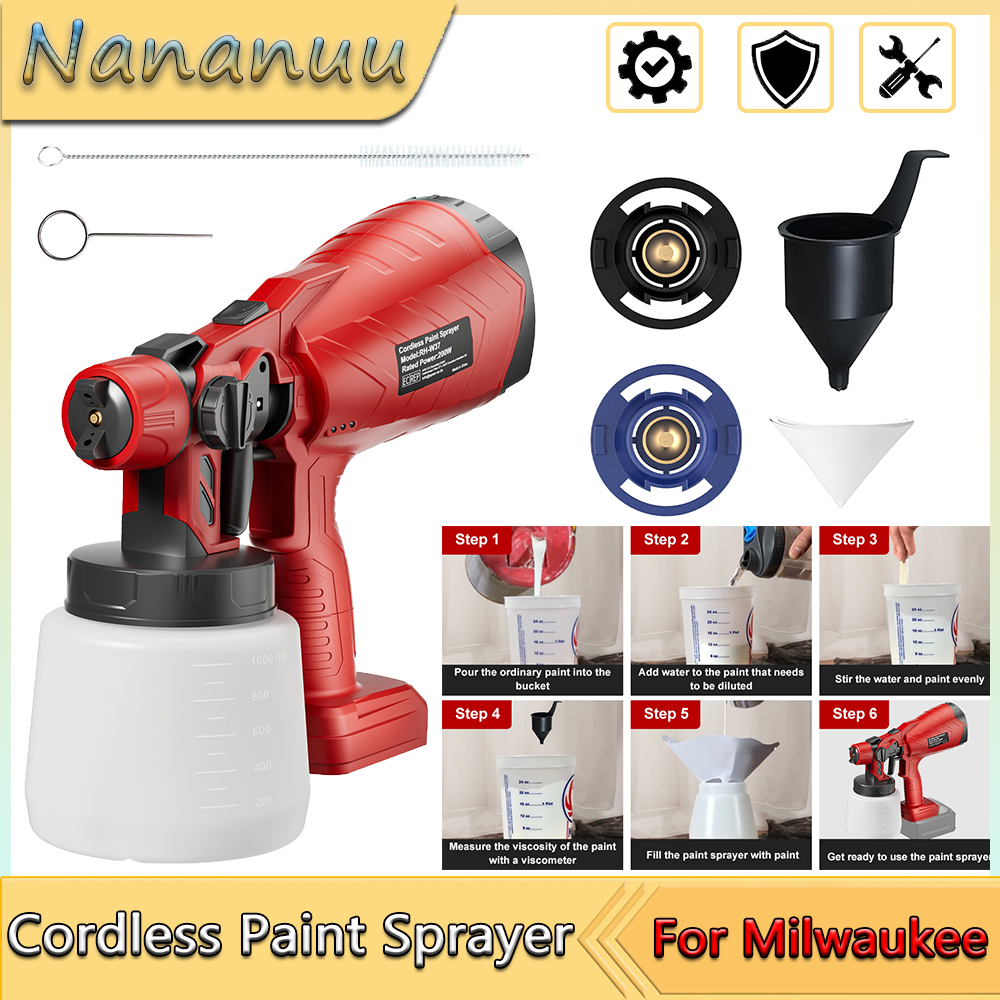 Nananuu 1000ML Cordless Spray  - Power Tools For Windows のレビューと価格