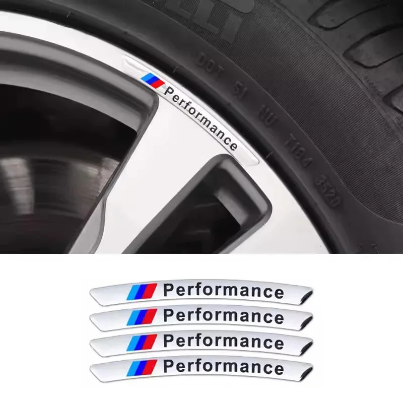 4pcs Car Wheel Hub Edge Sticke - Power Tools Logo のレビューと価格