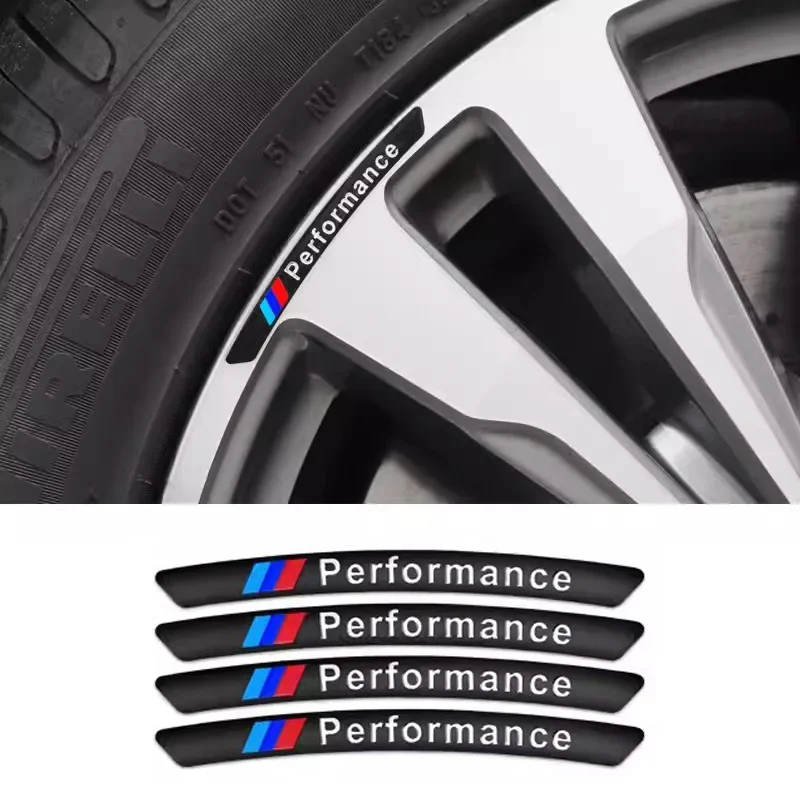 4pcs Car Wheel Hub Edge Sticke - Power Tools Logo のレビューと価格