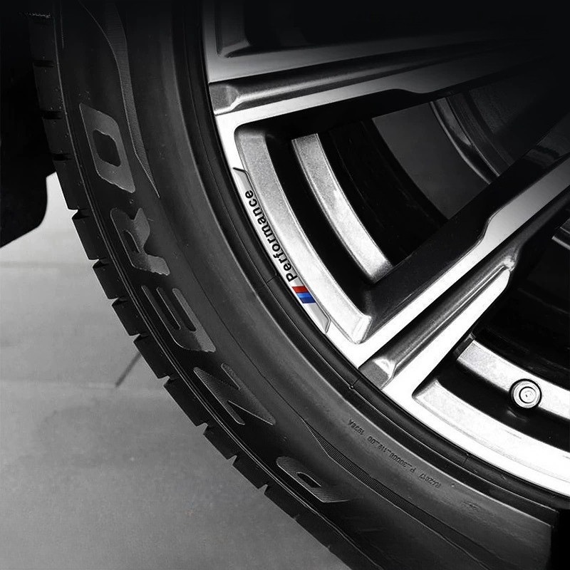 4pcs Car Wheel Hub Edge Sticke - Power Tools Logo のレビューと価格