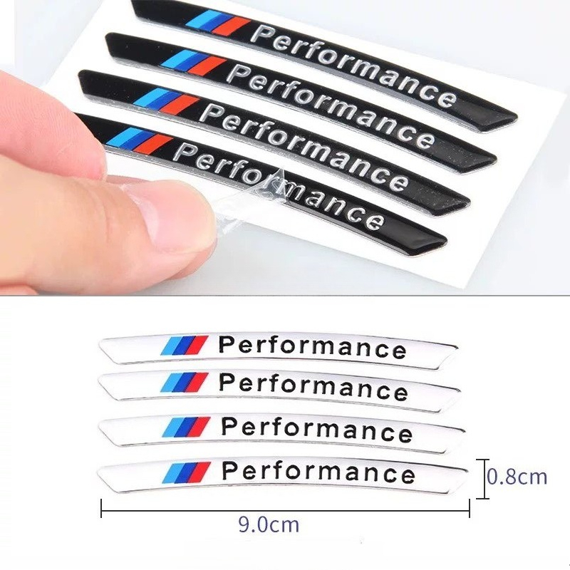 4pcs Car Wheel Hub Edge Sticke - Power Tools Logo のレビューと価格