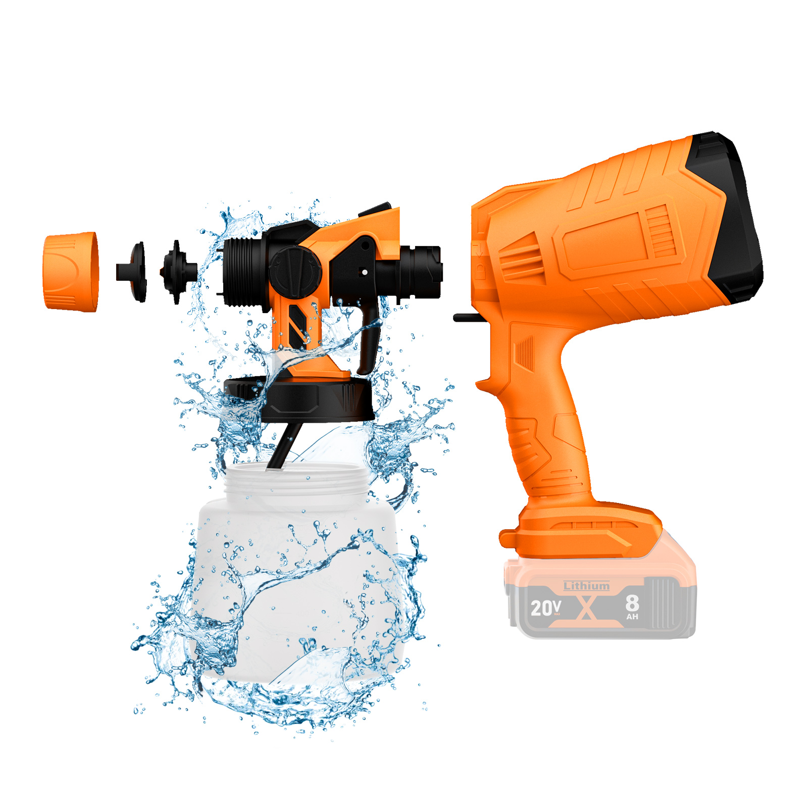 1000ML Electric Spray Gun For  - Power Tools For Windows のレビューと価格