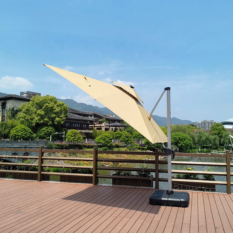 L  Big Size Cantilever Parasol - Power Tools Logo のレビューと価格